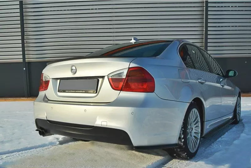 Maxton Design Heckspoiler Lippe für BMW 3er E90 M Paket Hochglanz schwarz – Ansicht 2
