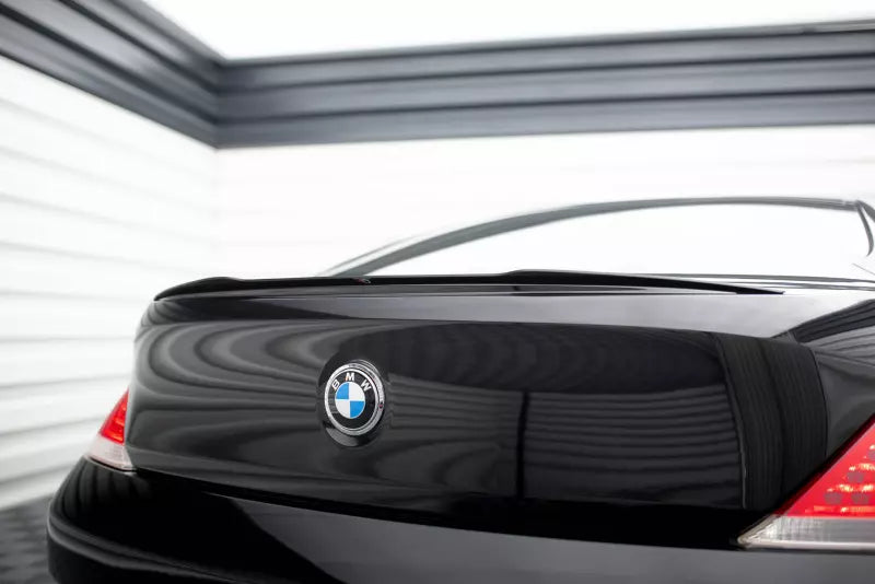 Maxton Design Heckspoiler Lippe für BMW M6 E63 Hochglanz schwarz – Ansicht 1