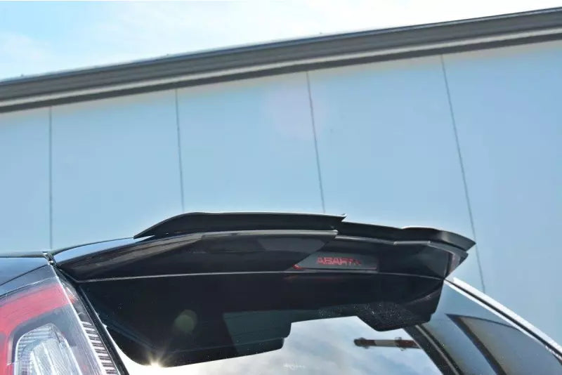 Maxton Design Heckspoiler Lippe für Fiat Punto Evo Abarth Hochglanz schwarz – Ansicht 3