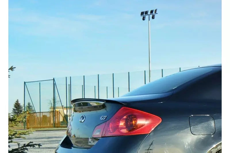 Maxton Design Heckspoiler Lippe für Infinity G37 Limo Hochglanz schwarz – Ansicht 3