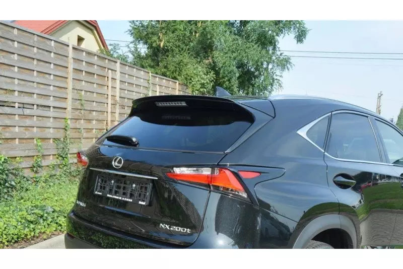 Maxton Design Heckspoiler Lippe für Lexus NX Mk1 Hochglanz schwarz – Ansicht 1