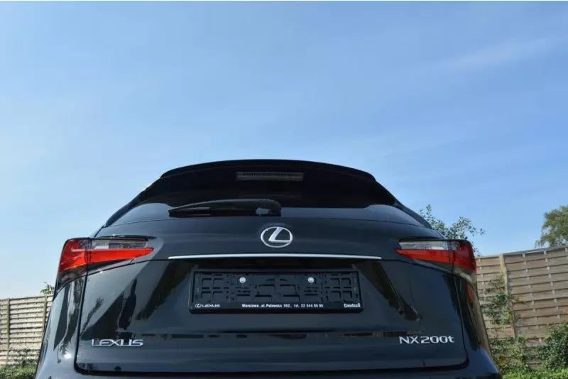 Maxton Design Heckspoiler Lippe für Lexus NX Mk1 Hochglanz schwarz – Ansicht 3