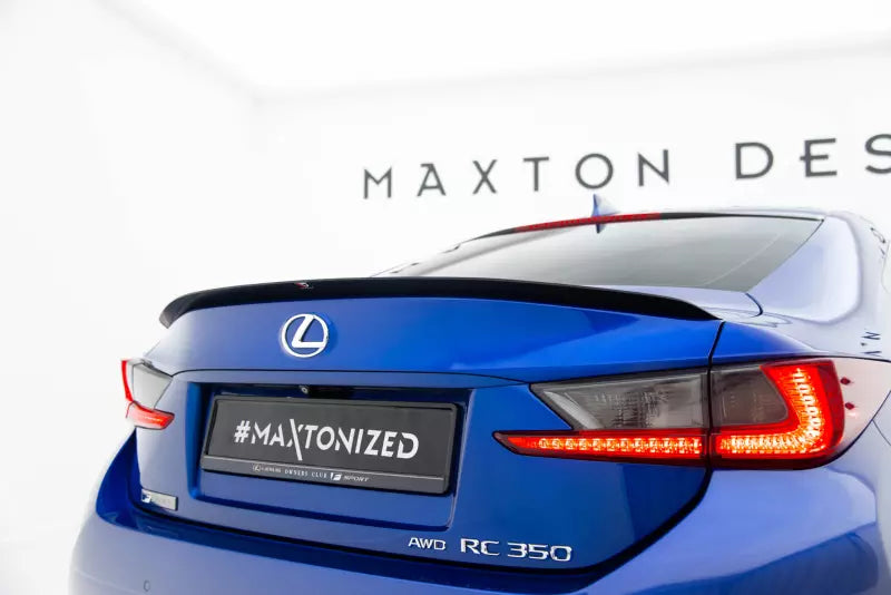 Maxton Design Heckspoiler Lippe für Lexus RC Hochglanz schwarz – Ansicht 1