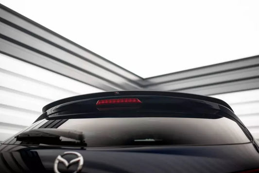Maxton Design Heckspoiler Lippe für Mazda 3 BM (Mk3) Facelift Hochglanz schwarz – Ansicht 1