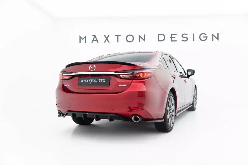 Maxton Design Heckspoiler Lippe für Mazda 6 GJ (Mk3) Facelift Hochglanz schwarz – Ansicht 3