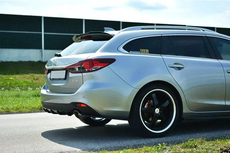 Maxton Design Heckspoiler Lippe für Mazda 6 GJ (Mk3) Wagon Hochglanz schwarz – Ansicht 2