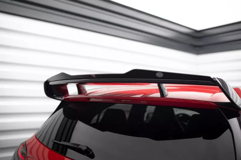 Maxton Design Heckspoiler Lippe für Mercedes A-Klasse W176 AMG Facelift Hochglanz schwarz – Ansicht 2
