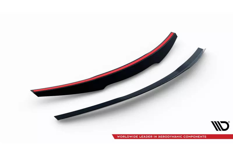 Maxton Design Heckspoiler Lippe für Mercedes A-Klasse W176 AMG Facelift Hochglanz schwarz – Ansicht 3