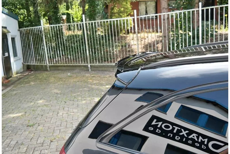 Maxton Design Heckspoiler Lippe für Mercedes C-Klasse S205 63 AMG Kombi Hochglanz schwarz – Ansicht 2