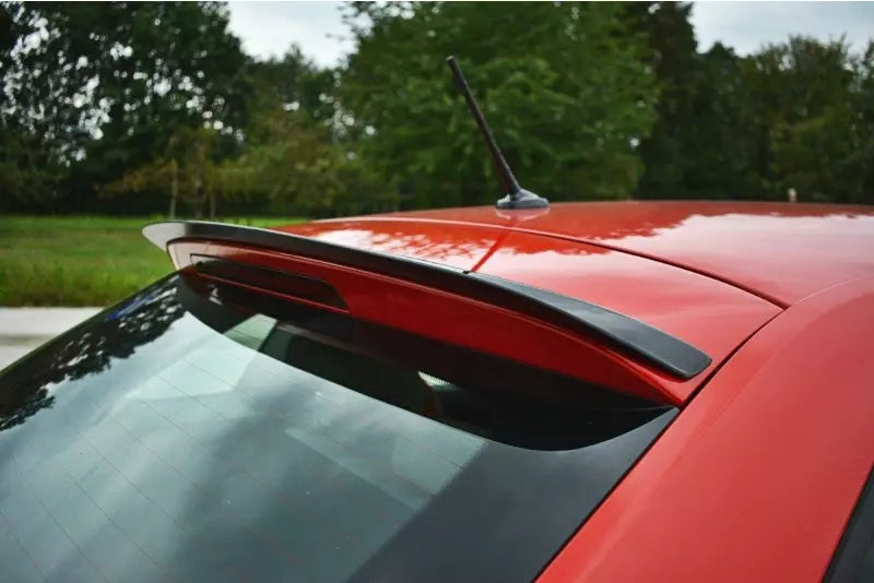 Maxton Design Heckspoiler Lippe für Skoda Rapid Spaceback Hochglanz schwarz – Ansicht 1