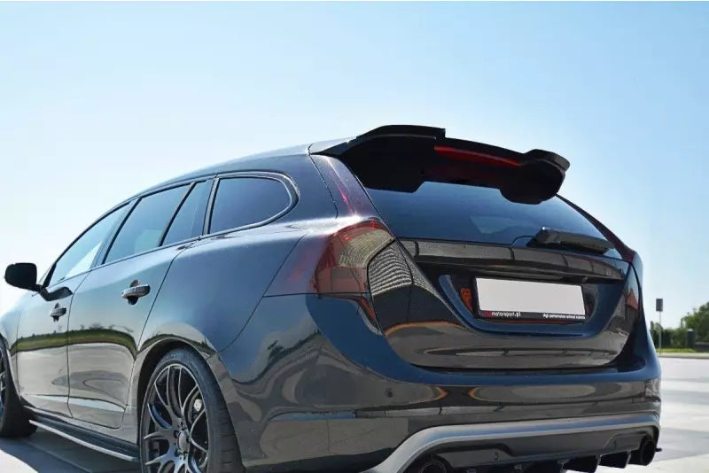Maxton Design Heckspoiler Lippe für Volvo V60 Polestar Facelift Hochglanz schwarz – Ansicht 2