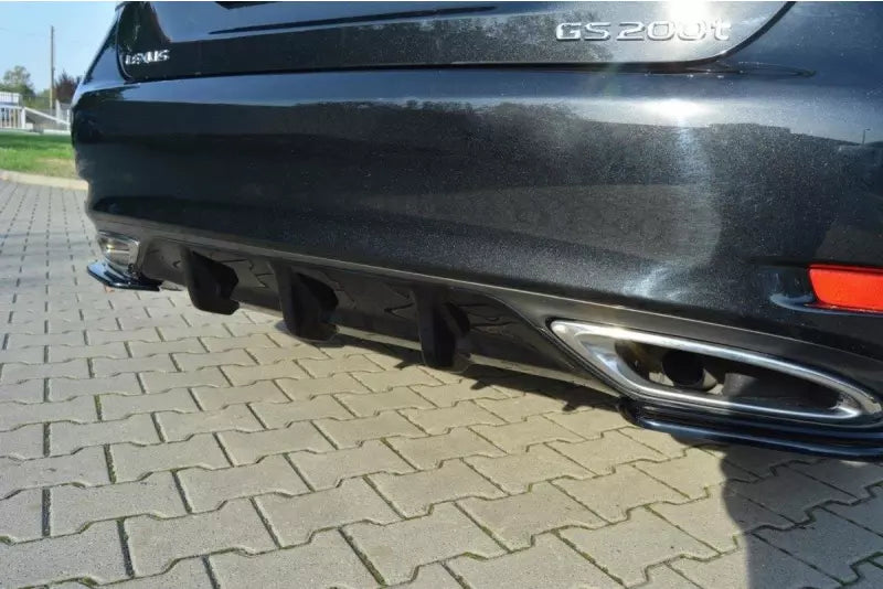 Maxton Design Heckdiffusor für Lexus GS Mk4 Facelift T Hochglanz schwarz – Ansicht 1