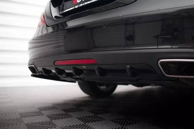 Maxton Design Heckdiffusor für Mercedes CLS C218 Hochglanz schwarz – Ansicht 3