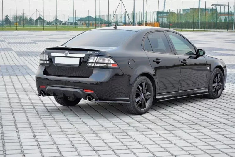 Maxton Design Heckdiffusor für Saab 9-3 Aero II Facelift Hochglanz schwarz – Ansicht 3