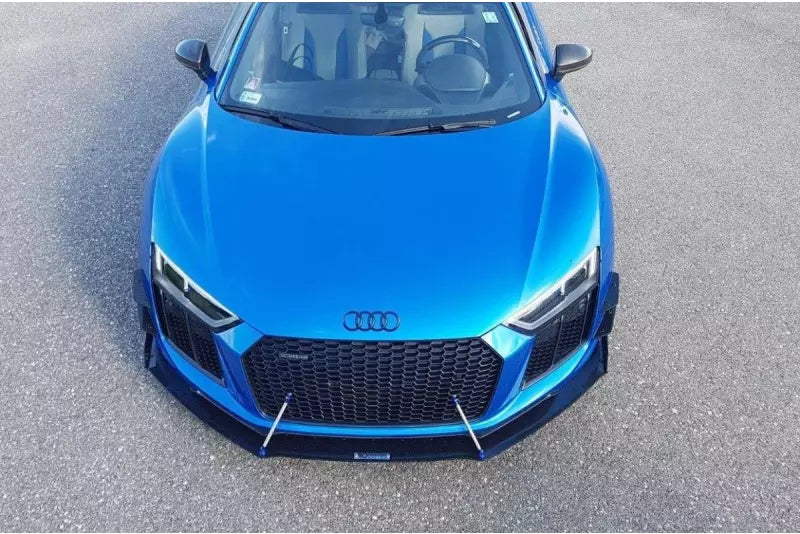 Maxton Design Street Pro Stoßstangen Flaps Wings für Audi R8 4S 2015-2018 – Ansicht 3