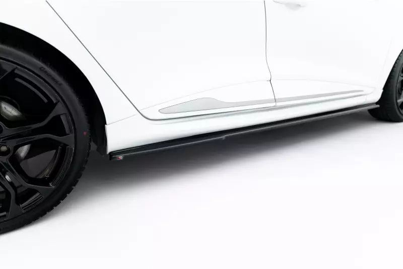 Maxton Design Seitenschweller (Paar) für Renault Clio 4 RS Hochglanz schwarz – Ansicht 2