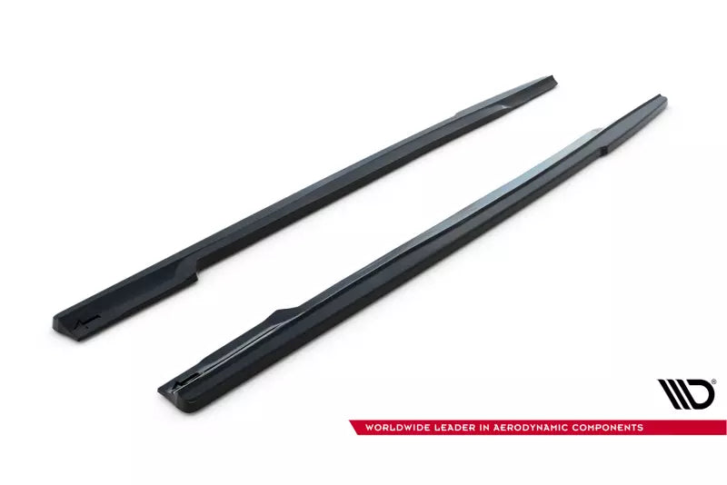 Maxton Design Seitenschweller (Paar) für Renault Clio 4 RS Hochglanz schwarz – Ansicht 4