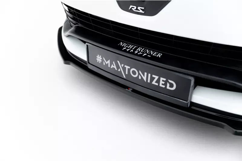Maxton Design Frontlippe für Renault Clio 4 RS Hochglanz schwarz – Ansicht 2