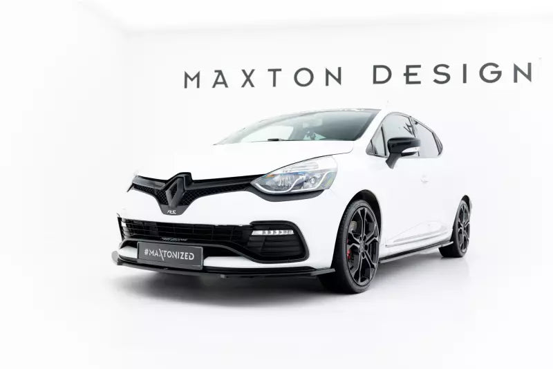 Maxton Design Frontlippe für Renault Clio 4 RS Hochglanz schwarz – Ansicht 3