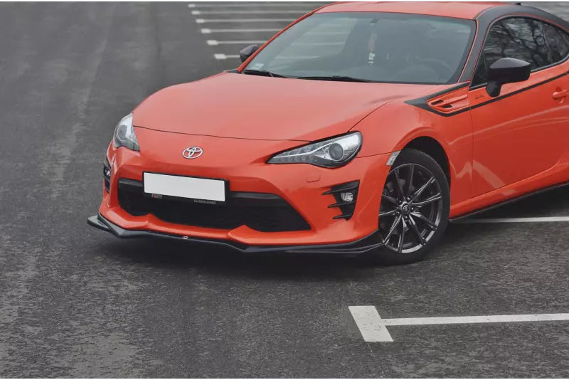 Maxton Design Frontlippe V.2 für Toyota GT86 Facelift Hochglanz schwarz – Ansicht 1