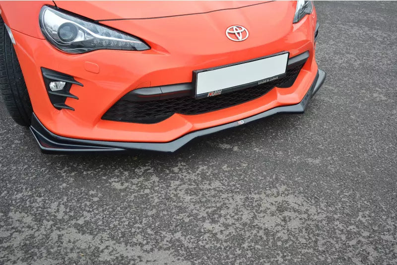 Maxton Design Frontlippe V.2 für Toyota GT86 Facelift Hochglanz schwarz – Ansicht 2