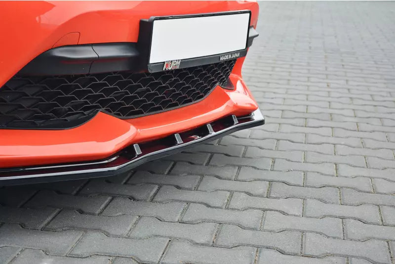 Maxton Design Frontlippe V.3 für Toyota GT86 Facelift Hochglanz schwarz – Ansicht 2