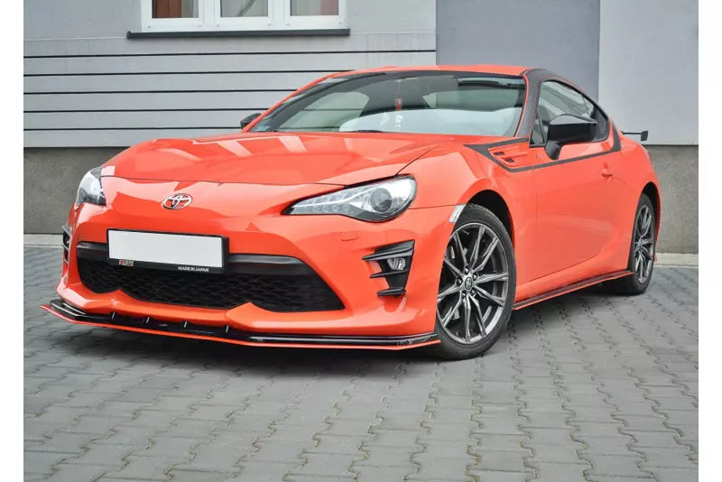 Maxton Design Frontlippe V.4 für Toyota GT86 Facelift Hochglanz schwarz – Ansicht 1