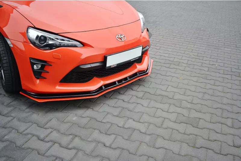 Maxton Design Frontlippe V.4 für Toyota GT86 Facelift Hochglanz schwarz – Ansicht 2