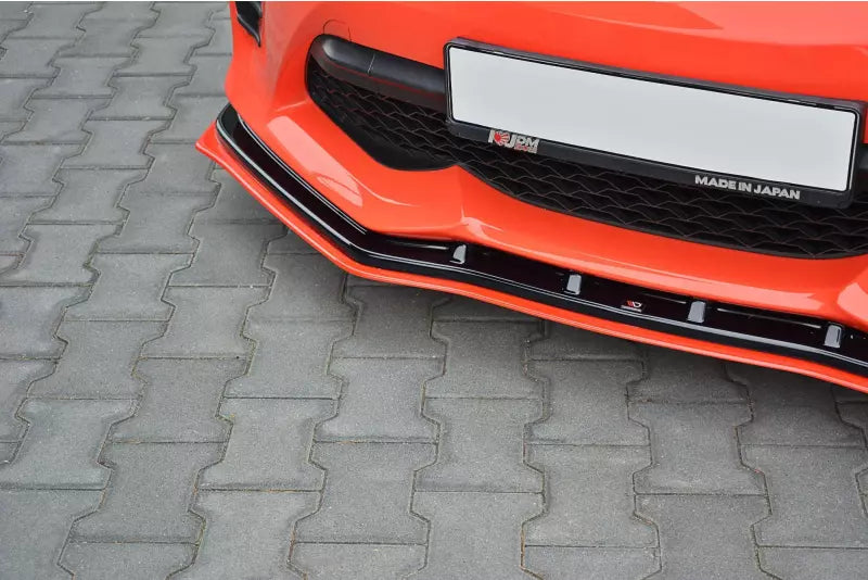 Maxton Design Frontlippe V.4 für Toyota GT86 Facelift Hochglanz schwarz – Ansicht 3