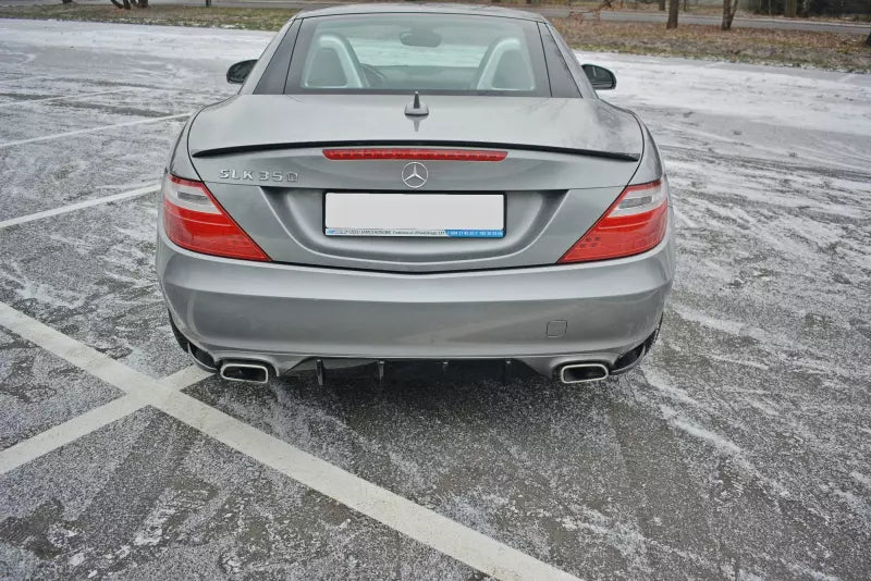 Maxton Design Diffusor Flaps V.1 für Mercedes SLK R172 Hochglanz schwarz – Ansicht 2
