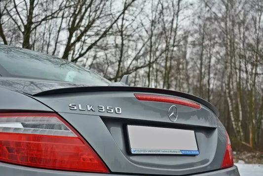 Maxton Design Heckspoiler Lippe für Mercedes SLK R172 Hochglanz schwarz – Ansicht 1