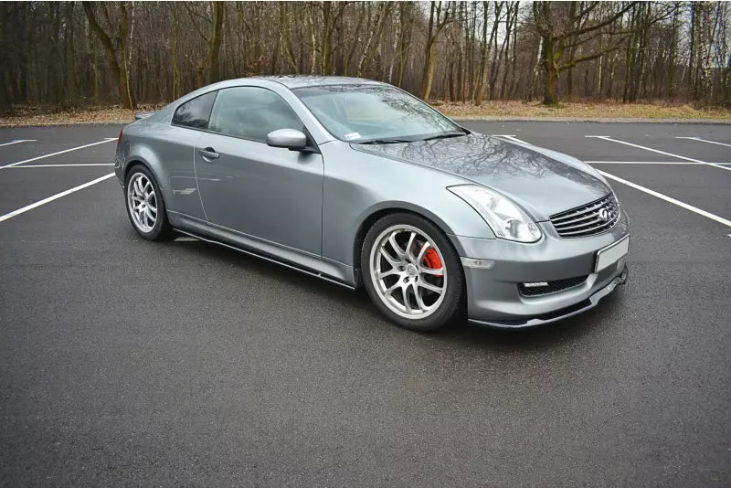 Maxton Design Seitenschweller (Paar) für Infinity G35 Coupe Hochglanz schwarz – Ansicht 2