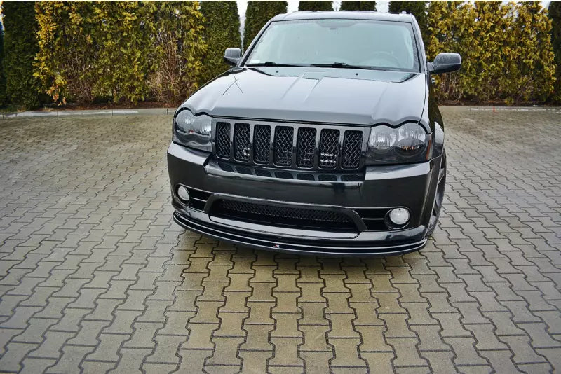 Maxton Design Frontlippe V.1 für Jeep Grand Cherokee (WK) STR8 Hochglanz schwarz – Ansicht 1