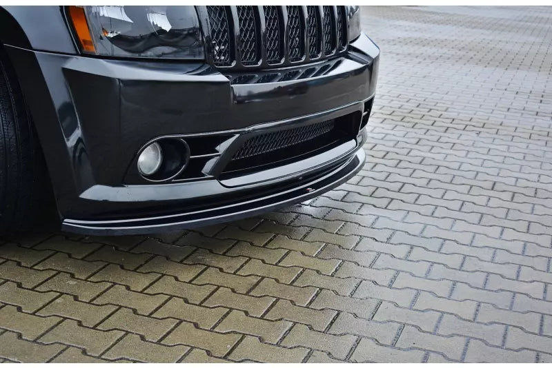 Maxton Design Frontlippe V.1 für Jeep Grand Cherokee (WK) STR8 Hochglanz schwarz – Ansicht 3