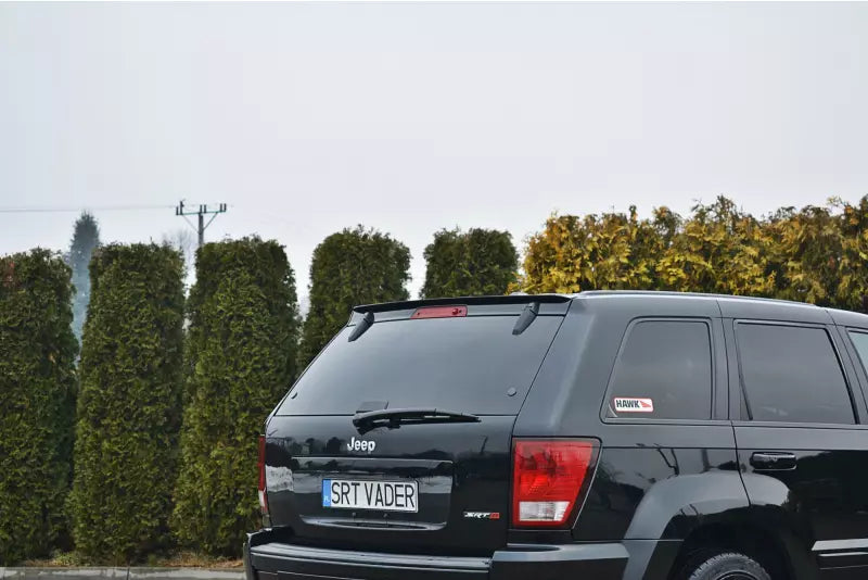 Maxton Design Heckspoiler Lippe für Jeep Grand Cherokee (WK) STR8 Schwarz Hochglanz – Ansicht 1