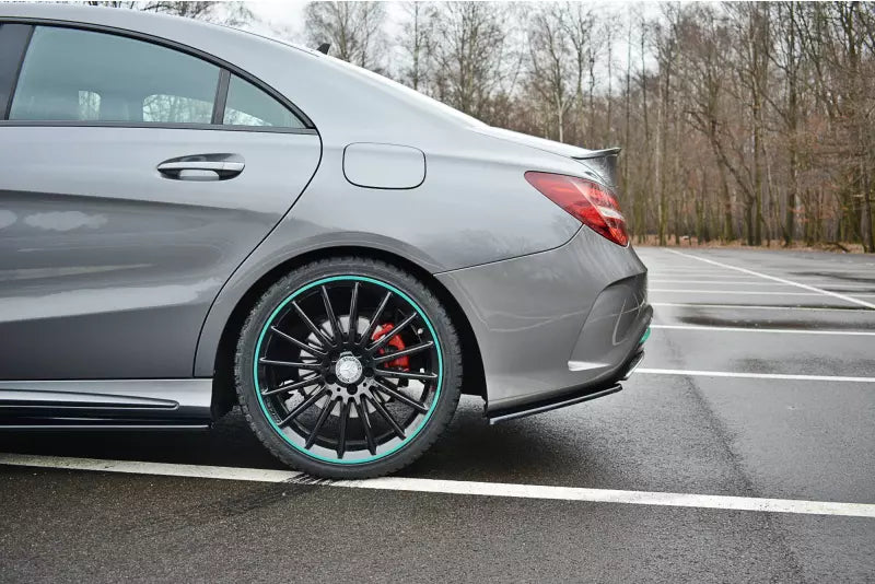 Maxton Design Diffusor Flaps für Mercedes CLA C117 AMG-Line Facelift Hochglanz schwarz – Ansicht 3