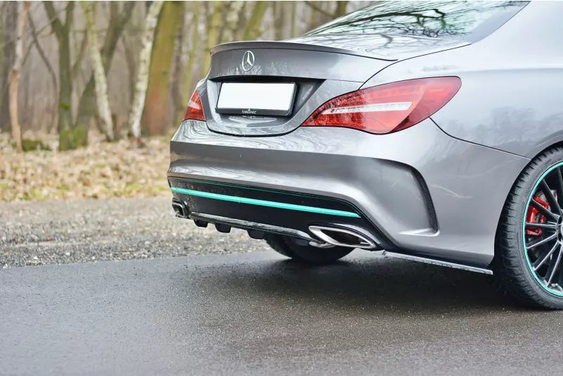 Maxton Design Heckdiffusor für Mercedes CLA C117 AMG-Line Facelift Hochglanz schwarz – Ansicht 1