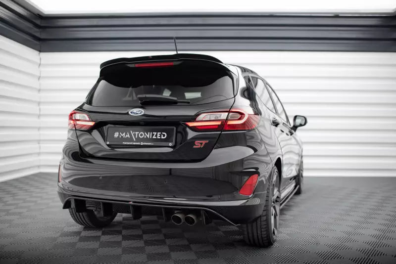 Maxton Design Heckdiffusor für Ford Fiesta ST Mk8 Hochglanz schwarz – Ansicht 1