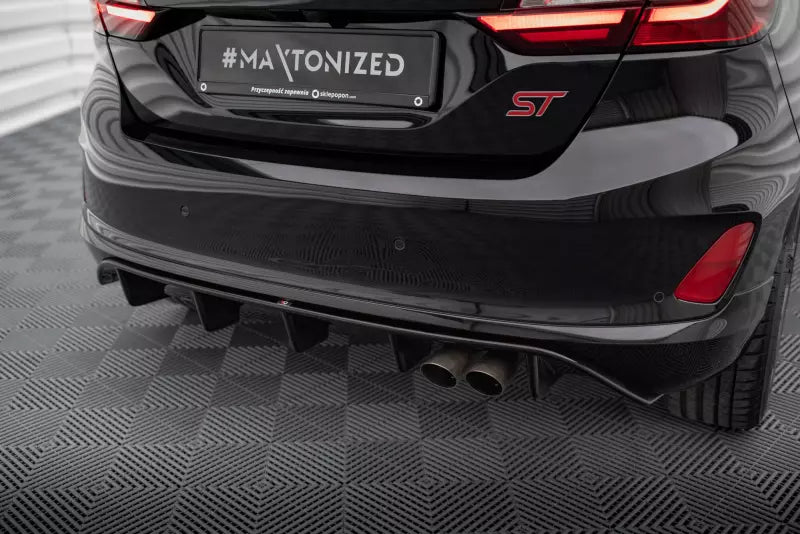 Maxton Design Heckdiffusor für Ford Fiesta ST Mk8 Hochglanz schwarz – Ansicht 2