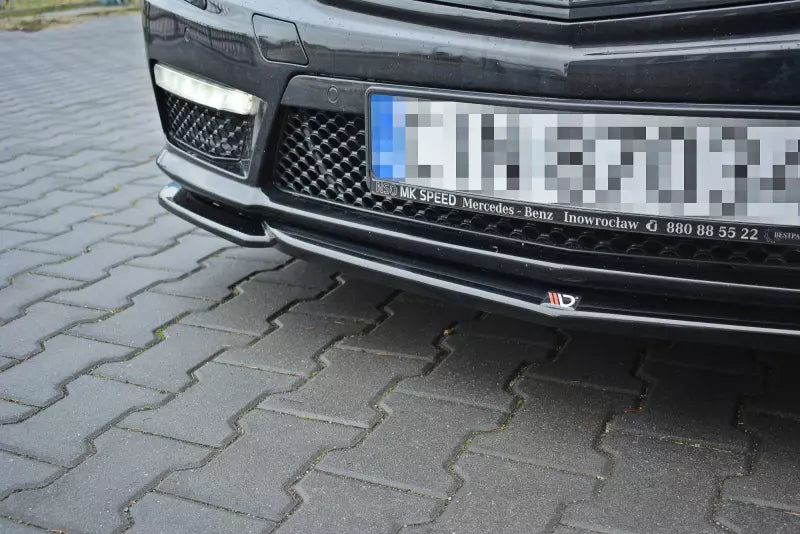 Maxton Design Frontlippe V.1 für Mercedes E63 AMG W212 Hochglanz schwarz – Ansicht 2