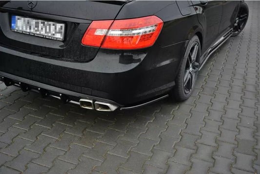 Maxton Design Diffusor Flaps für Mercedes E63 AMG W212 Hochglanz schwarz – Ansicht 1