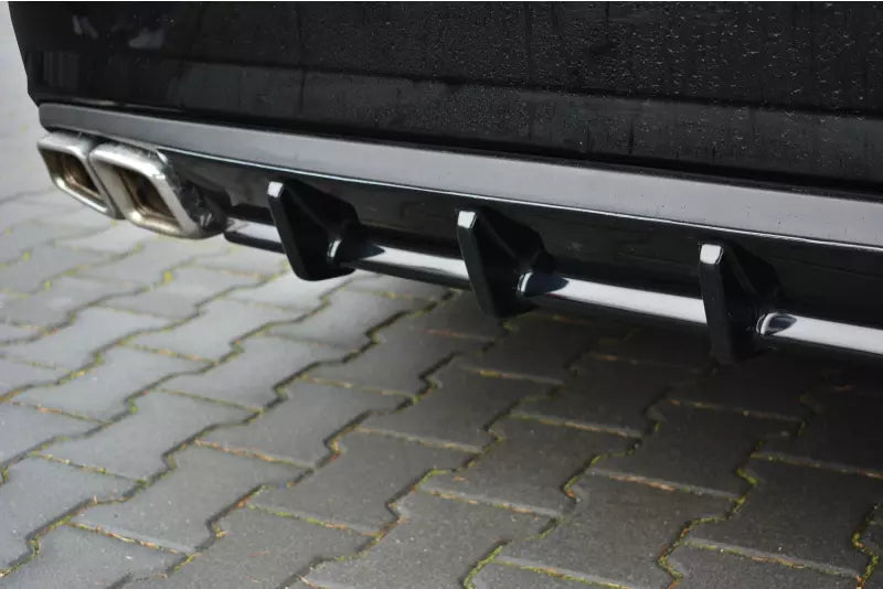 Maxton Design Heckdiffusor für Mercedes E63 AMG W212 Hochglanz schwarz – Ansicht 3