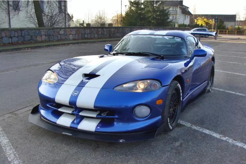 Maxton Design Street Pro Frontlippe für Dodge Viper GTS Hochglanz schwarz – Ansicht 1