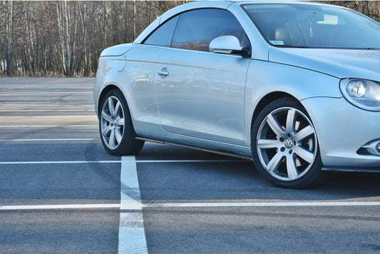 Maxton Design Seitenschweller (Paar) für VW Eos Hochglanz schwarz – Ansicht 1