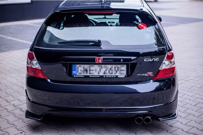 Maxton Design Diffusor Flaps für Audi Honda Civic VII Mk7 (EP3) Type-R/S Facelift Hochglanz schwarz – Ansicht 3