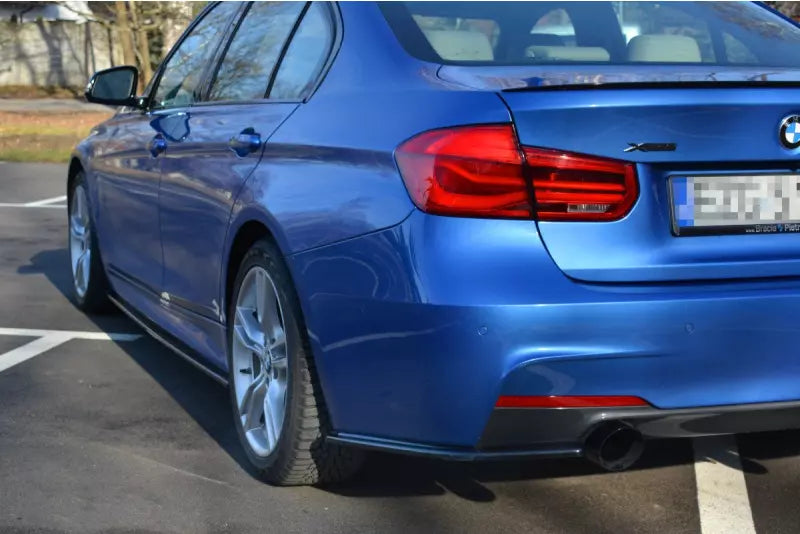 Maxton Design Diffusor Flaps für BMW 3er F30 M-Paket Limousine (2011-2018) Hochglanz schwarz – Ansicht 1
