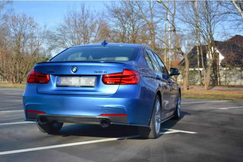 Maxton Design Diffusor Flaps für BMW 3er F30 M-Paket Limousine (2011-2018) Hochglanz schwarz – Ansicht 2