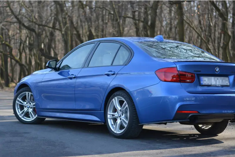 Maxton Design Seitenschweller (Paar) für BMW 3er F30 M-Paket Limousine (2011-2018) Hochglanz schwarz – Ansicht 2