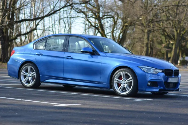 Maxton Design Seitenschweller (Paar) für BMW 3er F30 M-Paket Limousine (2011-2018) Hochglanz schwarz – Ansicht 3