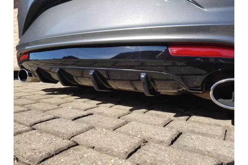Maxton Design Heckdiffusor für VW Scirocco 3 R Facelift Hochglanz schwarz – Ansicht 2